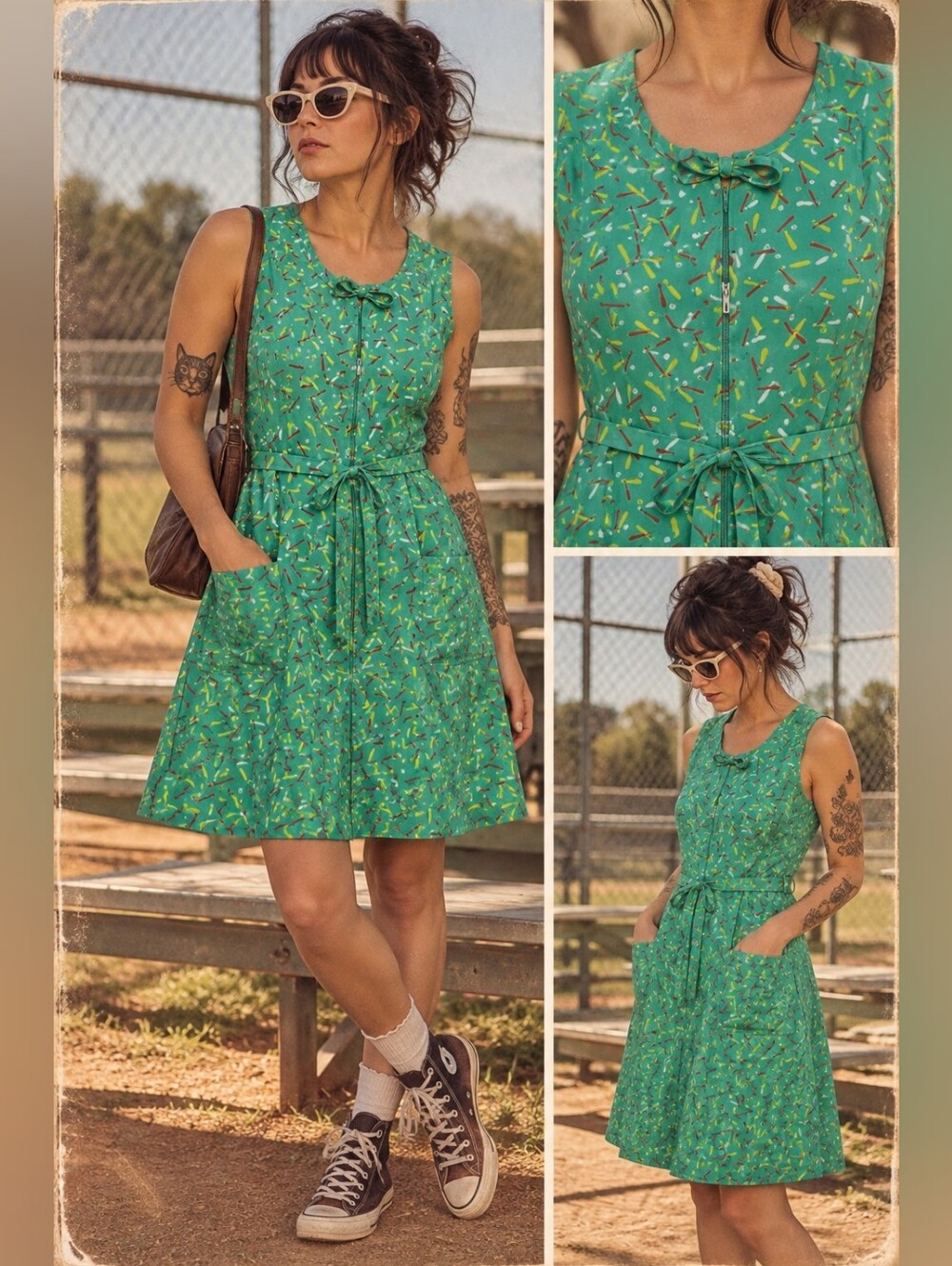 ⚾️ Vintage Handmade Smock Dress
